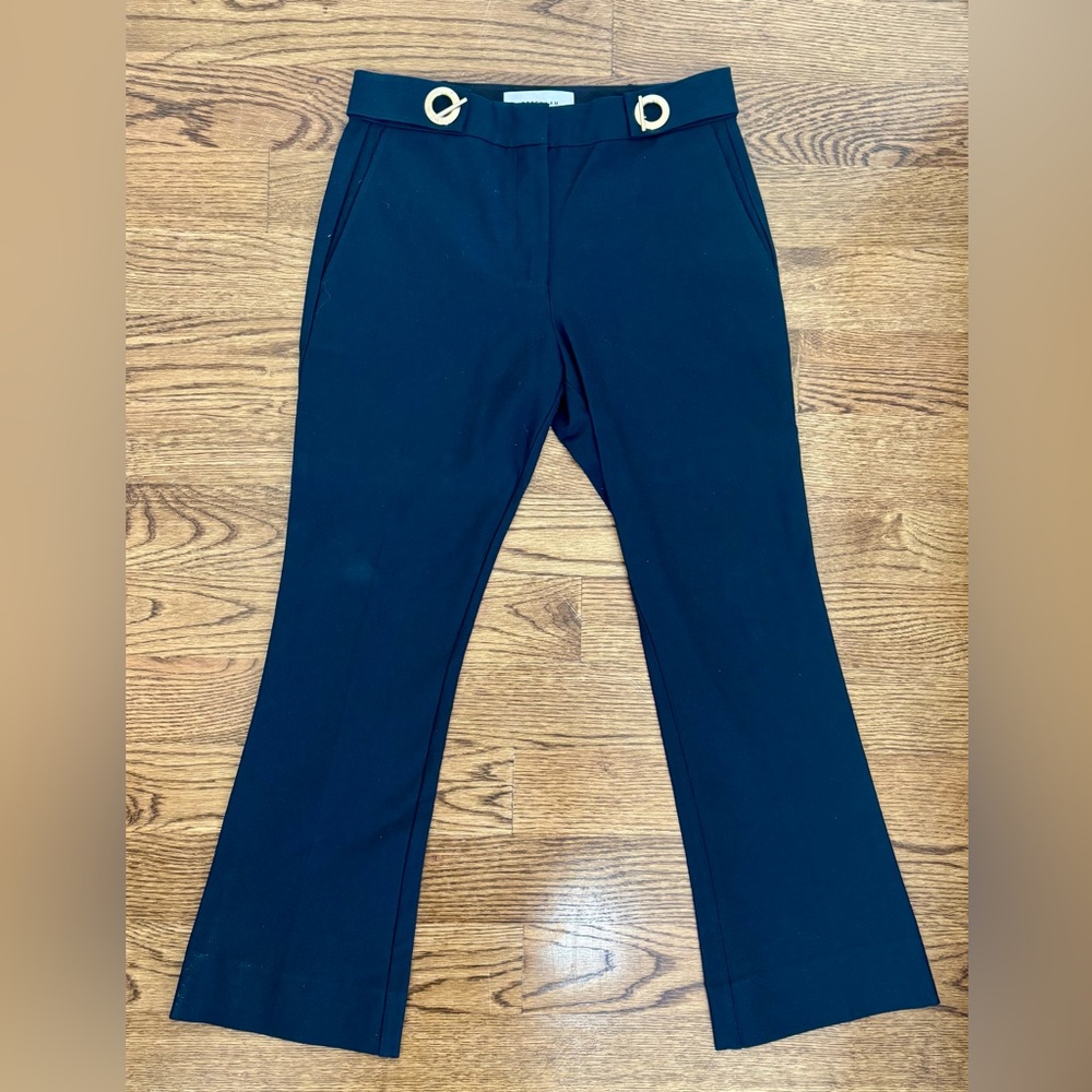 NWT | Derek Lam 10 Crosby Navy Flare Trouser